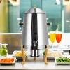 Hot Beverage Dispenser, 13L/3.5 Gal Stainless Steel Coffee Urn With Fuel Tray for Milk Coffee Tea, Hot Drinks Dispenser for Party Buffet Hotel - 2 of 4
