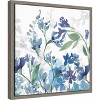 Amanti Art Colors of the Garden III Cool Shadows by Wild Apple Portfolio Canvas Wall Art Print Framed 16-in. x 16-in. - 3 of 4