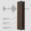 0.83 in. x 7.87 ft. x 1 ft. Slat Wood Sound Absorbing Decorative Wall Paneling 2-Pack - 4 of 4