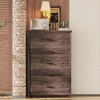 NicBex Drawer Dresser with 5 Drawers Farmhouse Storage Dresser Cabinet with Metal Handles for Living Room,Bedroom - 2 of 4