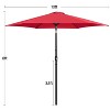 Yaheetech 10FT Patio Umbrella Market Umbrella with Push Button Tilt and Crank - 3 of 4
