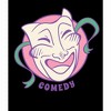 Comedy Drama Mask Graphic T Shirt- - 2 of 3