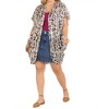 Women's Animal Print Cocoon Duster - umgee - 4 of 4