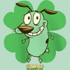 Girl's Courage the Cowardly Dog St. Patrick’s Day Clover T-Shirt - image 2 of 4