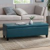 NicBex PU Leather Pull-Open Top Ottoman Bench with Storage,Upholstered Storage Ottoman for Bedroom,Entrance - 3 of 4