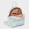 Girls' Quilted Floral with Rosettes Mini Backpack - art class™: Botanical Pattern, Lightweight, Adjustable Straps - 3 of 4