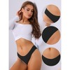 Allegra K Women's Low-Waisted Hi-Cut Breathable Butt Lifter Briefs - 3 of 4