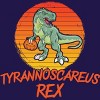 Junior's Design By Humans Tyrannoscareus Rex Funny Dinosaur Halloween Costume By rawresh6 T-Shirt - 2 of 3