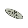 Unique Bargains Smooth Self-Adhesive Decor Home Business No Soliciting Sign - 3 of 4