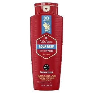 Old Spice Red Collection Body Wash Aqua Reef, Shower Clean, 24 Oz - 1 of 1