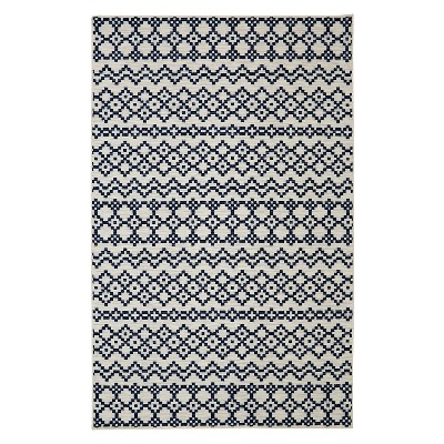 8'x10' Geometric Area Rug Blue - Mohawk - Safavieh