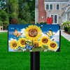 Sunflowers and Bees Summer Magnetic Mailbox Cover Floral Standard Briarwood Lane - 2 of 3
