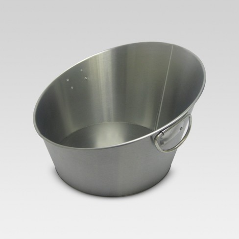 Stainless Steel Angled Beverage Tub Threshold