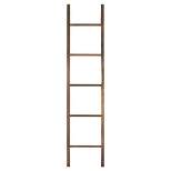 Decorative Ladder with Solid Walnut - Flora Home