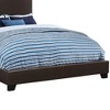 NicBex Transitional Twin/Full/Queen Size Upholstered Panel Bed Frame with Headboard,Box Spring Needed,Easy Assembly,Gray/Brown/Black - 4 of 4