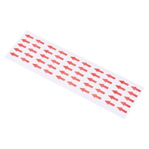 Unique Bargains Industrial Work Inspection Indicator Long Arrow Self-Adhesive Labels 0.8" x 0.4" Red - 1 of 4