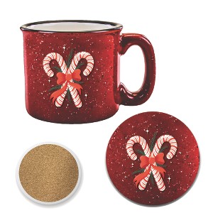Courtside Market Lets Get Merry II 15 oz Cozy Mug & Coaster Set - 1 of 1