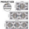 FURNIinspire Floor Mats 3 Piece Farmhouse Kitchen Rug Washable Area Rugs Non Skid Bohemian Mat for Hallway Entryway, Multicolored, 60"*20" - 3 of 4