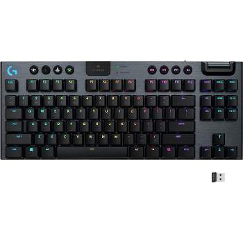 Logitech G915 Tenkeyless LIGHTSPEED Wireless Bluetooth Gaming Keyboard, Mechanical Switches, RGB Backlit, Low-Profile Keys