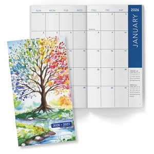 2-Year Monthly Pocket Planner, 3.5"x6.5", 2026-2027: Weekly Organizer (Tree Seasons) - 1 of 4