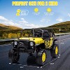 24V 2-Seater Kids Battery Powered Ride-On Truck Car with Remote, LED Lights, Music, Suspension & 2 Motors - 4 of 4