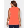 Catherines Women's Plus Size Petite Crisscross Timeless Tank - 3 of 4
