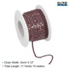 Unique Bargains Bags Clothing Decoration Crystal Rhinestone Sew on Close Claw Chain Trim - 2 of 4