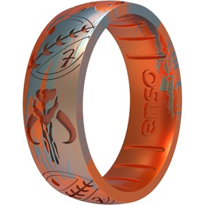 Enso Rings Star Wars Boba Fett Galactic Outlaw Silicone Ring - Phoenix/Ash - 1 of 2