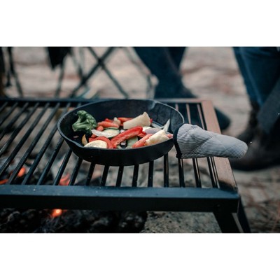 Pre-Seasoned Black Cast Iron Frying Pan Set, 3 Pieces