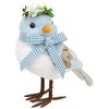 Northlight Plush Bluebird with Gingham Bow Easter Figurine - 7.25" - 4 of 4