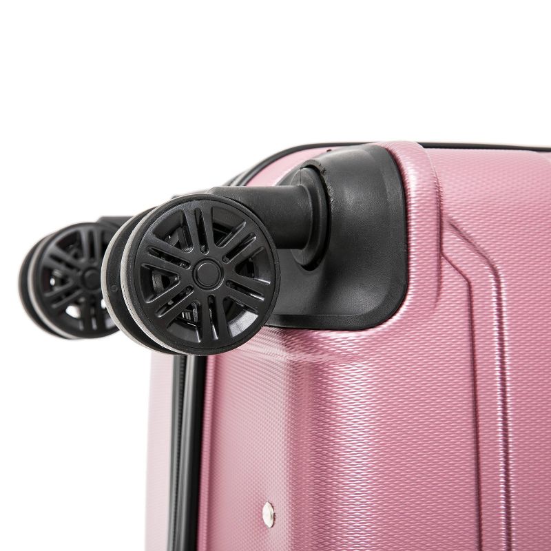 InUSA Trend Lightweight Hardside Medium Checked Spinner Suitcase , 6 of 8