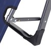 Okak Outdoor Folding Chaise Lounge with Back Pocket&Face Hole,2-in-1 Tanning Chaise Recliner Chair for Poolside,Beach&Deck - 4 of 4