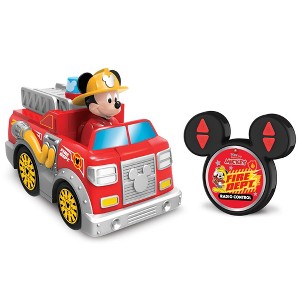Disney Junior: 9" RC Mickey's Fire Truck, Wheelies & Spins, 2.4 GHz, Ages 3+ - 1 of 4