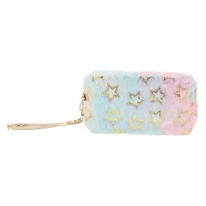 Unique Bargains Women's Portable Stars Makeup Bag 1 Pc - 1 of 3