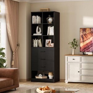 Aheaplus Closet Organizer with 3 Drawers,  Freestanding Wardrobe System with Shoe Shelf - 1 of 4
