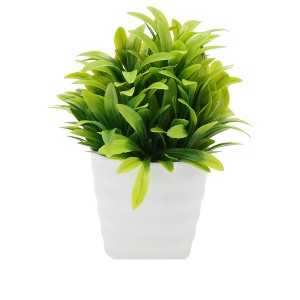 Unique Bargains Artificial Plants Luo Han Guo Plant Plastic Light Green 1 Pc - 1 of 4