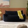 OUTSUPPLY 2-Seater Oversized Bean Bag Chair with Armrests, Removable Washable Cover, Modern Lounge Seat - 3 of 4