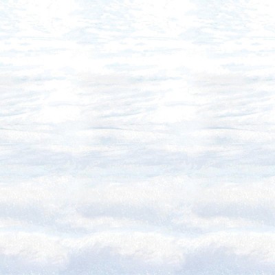 Beistle Snowscape Backdrop - 4 ft x 30 ft - White