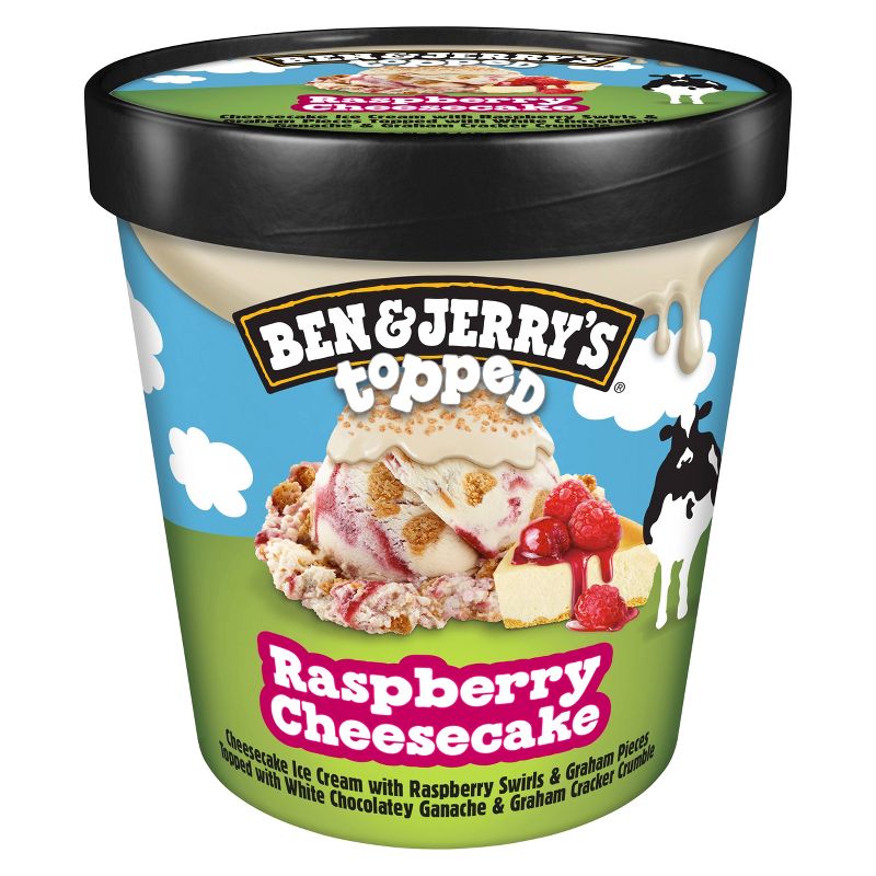 Ben &#38; Jerry&#39;s Topped Raspberry Cheesecake Ice Cream - 15.2oz, 3 of 8