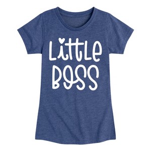 Girls' - Instant Message - Little Boss Fitted Short Sleeve Graphic T-Shirt - 1 of 4