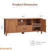 Television Stands for Living Room Entertainment Center w/Lights, Stands for 65 Inch Tv, TV Console Table w/2 Storage and 1 Drawer - 2 of 4