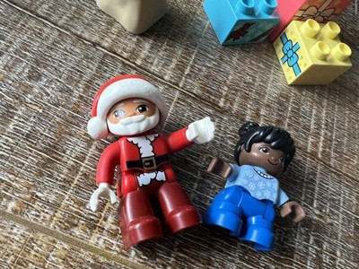 LEGO DUPLO - Juguete de casa de jengibre de Papá Noel con figura de Papá  Noel, idea de regalo para niños pequeños, niñas y niños de 2 años más, 10976