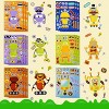 Joyfy 36 Pcs Make a face Stickers for Kids  9"x6" Make Your Own Robot  Stickers Party Favors Kids Crafts Goodie Bags Stuffers Classroom Activities - 3 of 4