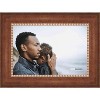 PosterPalooza | Photo Size Traditional Brown Picture Frame - UV Acrylic, Foam Board Backing, Hanging Hardware - 2 of 4
