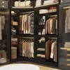 Aheaplus 72'' Set of 2 Corner Closet System with Drawers, Closet Organizer with Hanging Rods and Shelves Tower - 3 of 4