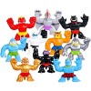 Heroes of Goo Jit Zu Minis Mega 10 Pack – 2.5" Stretchy, Squishy Action Figures with 3 Dino Power Minis – Blazagon, Thrash, Tygro, Scorpius, and More! - 2 of 4