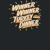 Famous In Real Life Men's Winner Winner Turkey Dinner Short Sleeve Graphic Cotton T-Shirt - 2 of 3