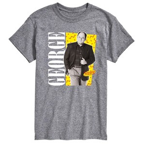 Men's Seinfeld George Short Sleeve Graphic T-Shirt - Athletic Heather - X-Large - 1 of 4