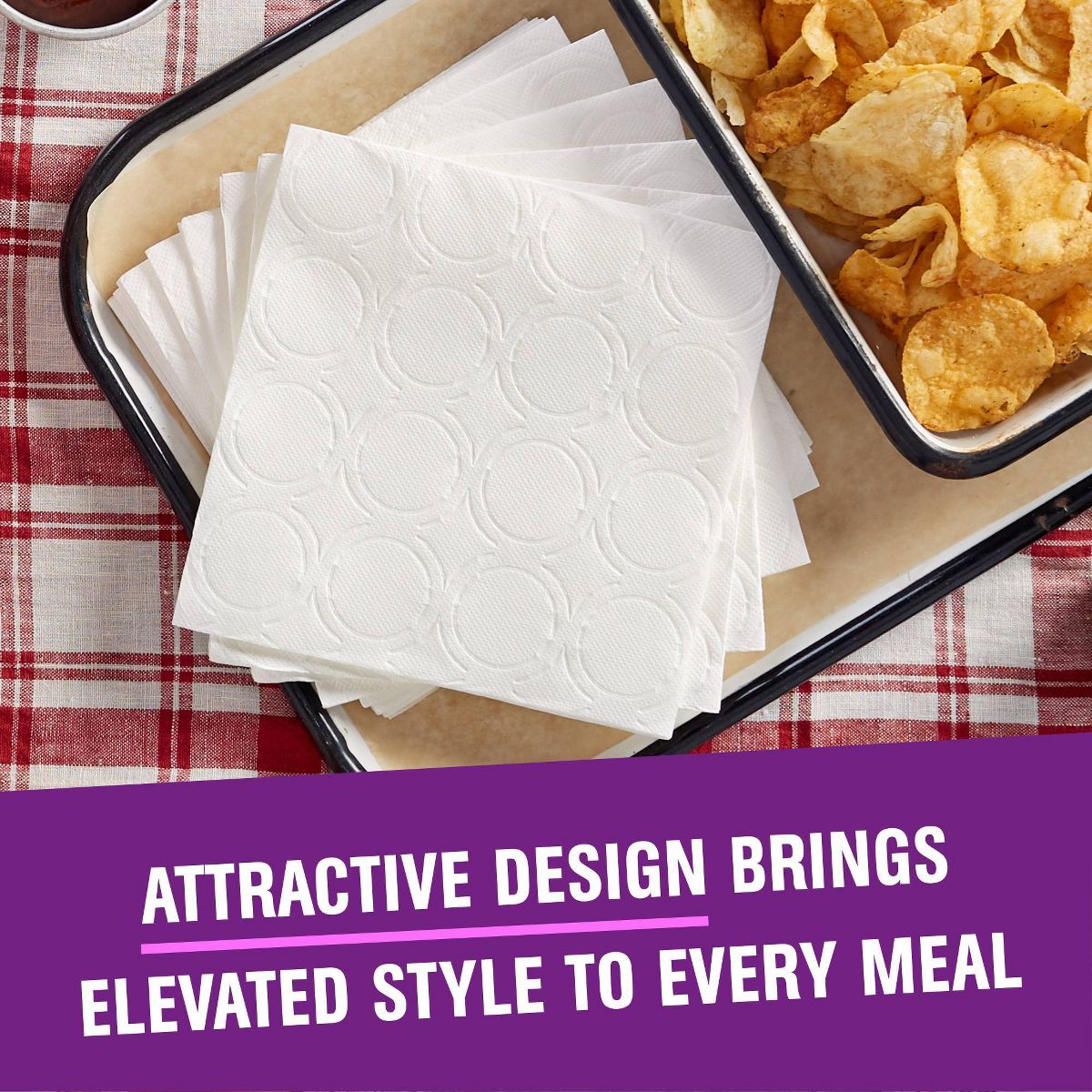 Vanity Fair Extra Absorbent Disposable Napkins - thumbnail 7