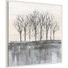 Amanti Art 30"x30" Trees at Dawn II Neutral by Silvia Vassileva Framed Canvas Wall Art - 2 of 4